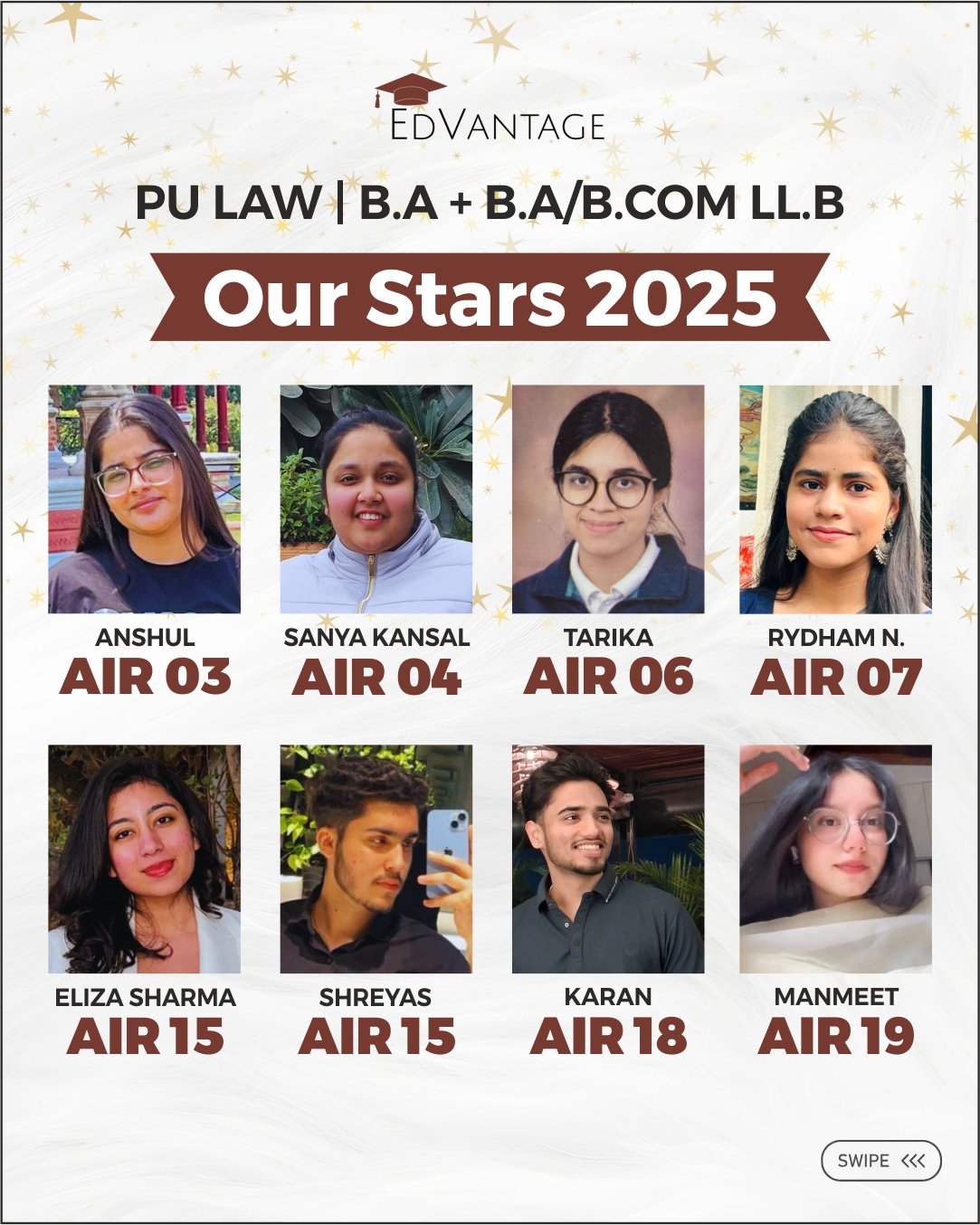 Edvantage Our Stars 2025 ranker 1