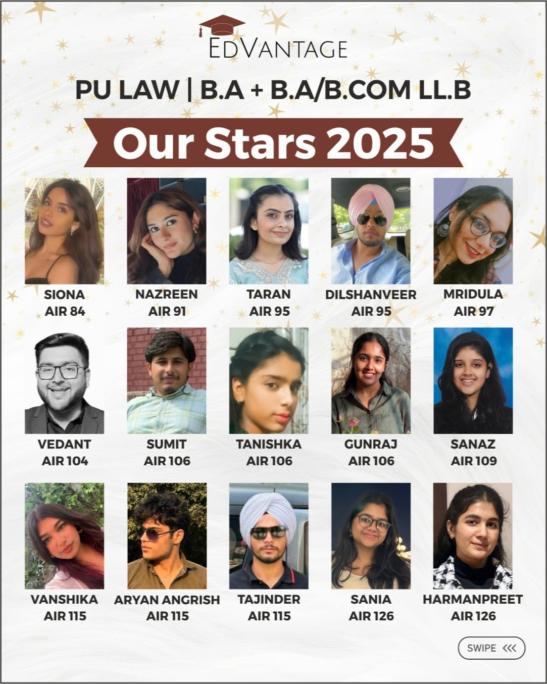 Edvantage Our Stars 2025 ranker 4